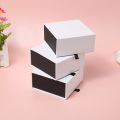 평평한 포장 마그네틱 뚜껑이있는 접이식 선물 상자