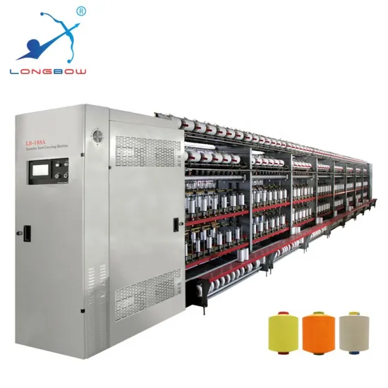 LYCRA, SPANDEX, AND RUBBER YARN COVERING MACHINE: Exploring Models by Menegatto and OMM