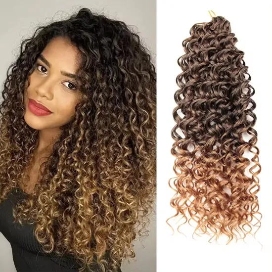 Natural Wave and Deep Ocean Wave Hair Extensions: Synthetic Braiding Hair Options for Afro GoGo Curls and Crochet Styles