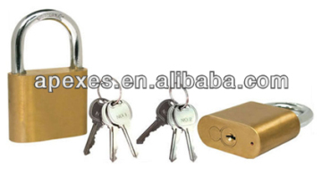 PL02-10 Need 2 Different Key Opening Brass Padlock