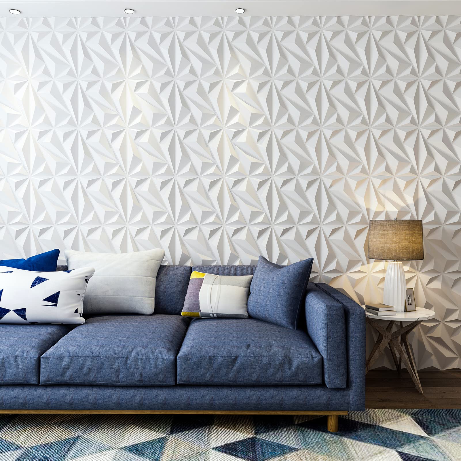 geometric 3d wall panel