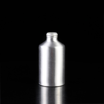 dropped shoulder aluminum bottle sliver color