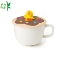 FDA Silicone Cartoon Mug Lid Cover