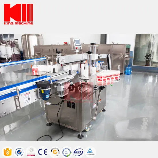 Digital Bottle Labeling Machine for Wine - Automatic Round Water Sticker Applicator