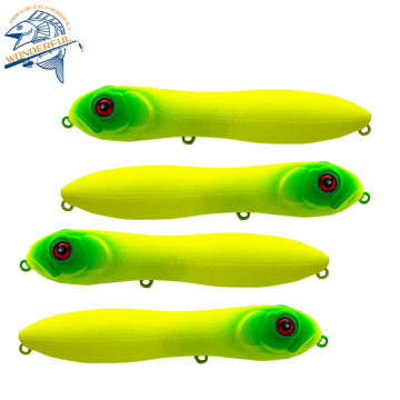 Custom 10Cm PVC Hard Topwater Fishing Pencil Lures - Luminous for Catfish
