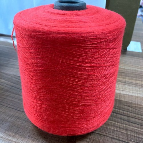 Aramid 3A yarn in color red 40S/2