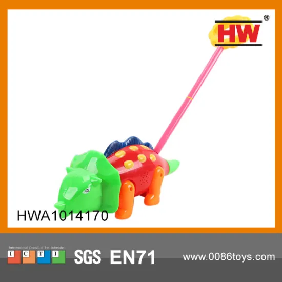 Hot sale funny 36cm dinosaur push toy