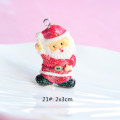 Custom made cheap resin santa claus charms