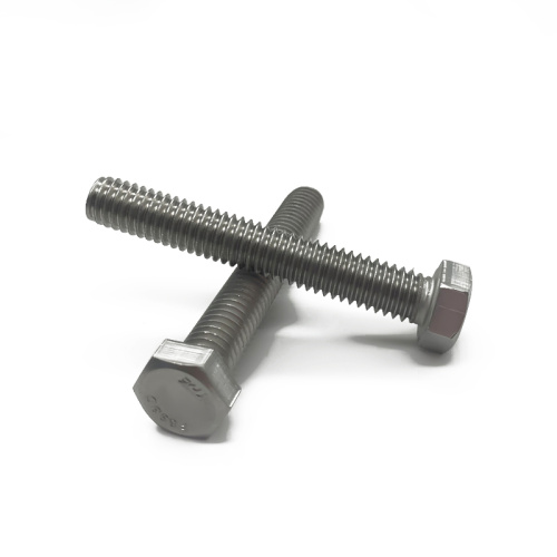 Customized hexagonal screws DIN933 stainless steel bolt