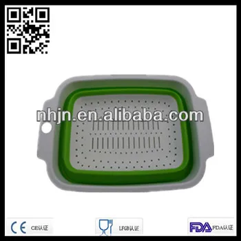 silicone folding fruit basket
