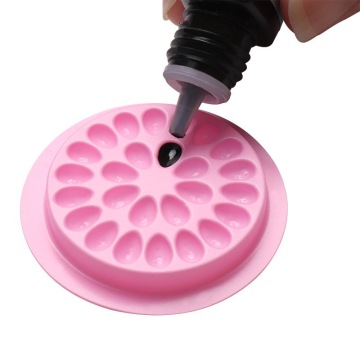 Disposable PVC False Eyelash Glue Trays with Multiple Styles - Low MOQ Wholesale