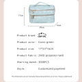 Bolsa de maquillaje doble bolsa multifuncional