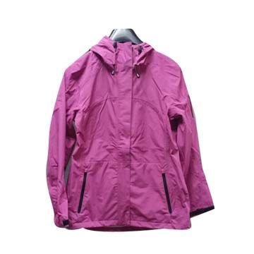 Women's 2.5 Layer Rain Jackets with Taped Seams, Water-resistant and Breathable Polyester Fabric