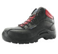 Glatte Lederkonstruktion Steel Toe Schuhe