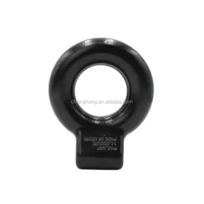 Adjustable 14000 lbs Lunette Drawbar Pintle Hitch Eye for Off-road Trailers