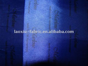 100 poly printed crepe satin fabric