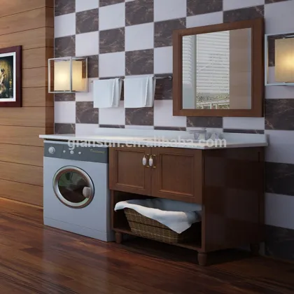 Waterproof all aluminiu bathroom vanity for washing machine cabinet Promotion Sale washing machine cabinet laundry cabinet