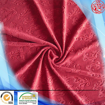 2014 Super soft 100% polyester emboss velour fabric for car seat