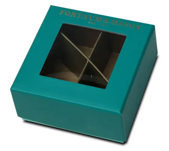 Stylish 2pcs Candy Box with Square Window