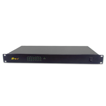 1 U 8 channel video analog video converter