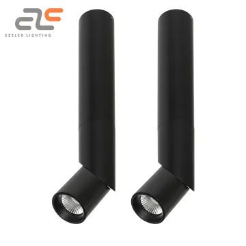 EZELED 6W Black Aluminum Anti-Glare Adjustable Ceiling Spotlight