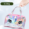 Children's travel bag Portable PU travel bag customized your own logo girl