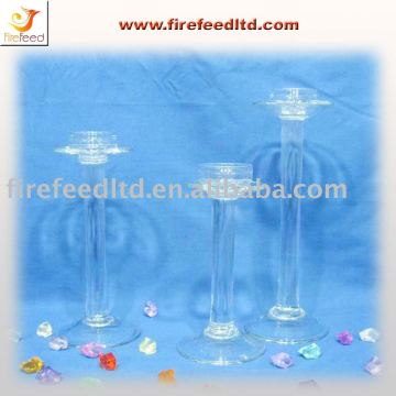 Clear Candle Holder