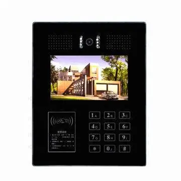 IP intercom color video door phone system for buildings