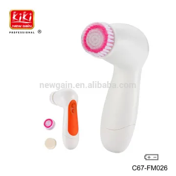 Facial cleansing brush. ABS material facial brush. Beauty home care. Electric facial brush