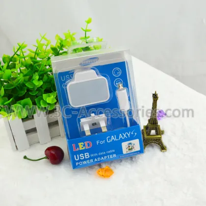 USB with Data Cable Power Adapter for Samsung Galaxy S