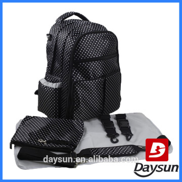 Multi-function baby diaper bag backpack with stroller straps wholesale 2017