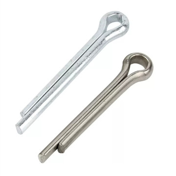 スチールニッケルスプリットピンとステンレススチールクランプ：サイズ1mm、1.2mm、1.6mm -ISO 1234標準