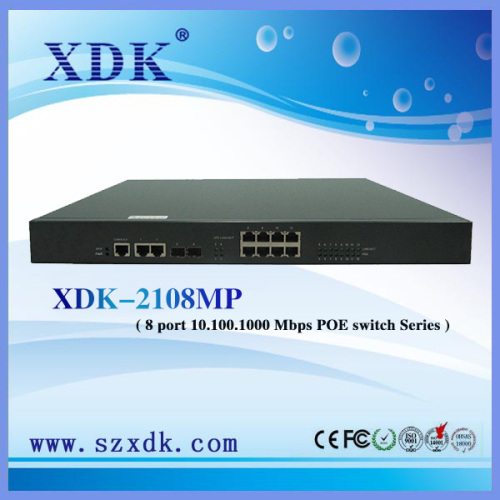 hot sale 8 port POE Ethernet Switches POE network switches with Managed