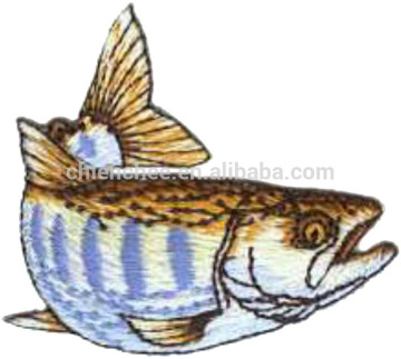 FISH Embroidery Applique