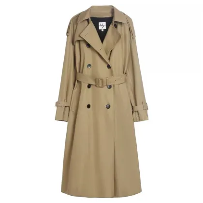 Custom Women Fashionable  New Polyester Trench Coat