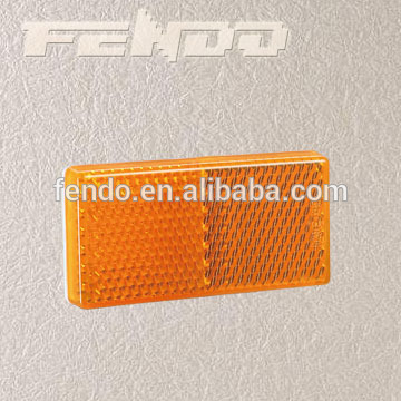 E4 Amber Rectangle Truck Trailer Safety Reflectors