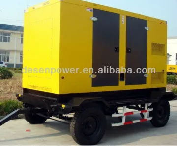 180KW 200KVA Trailer power station