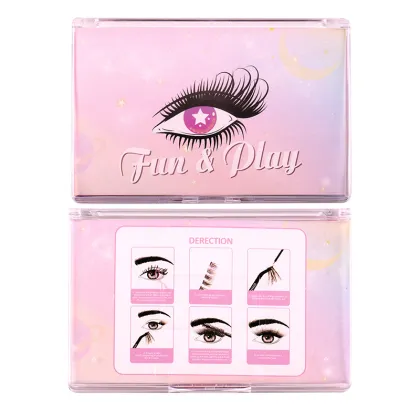 Color Trilogy Natural Single Colored False Eyelashes for Wholesale