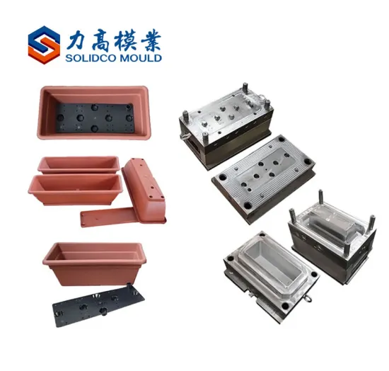 Factory customized plastic injection flower pot mould maker