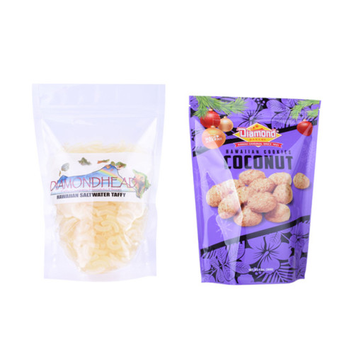 Metalized stand up pouch cookies bag with printing