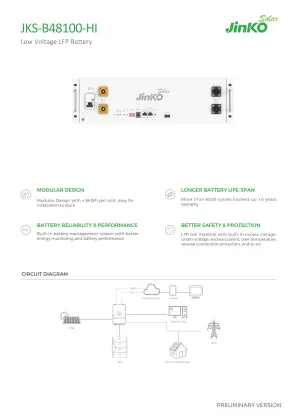 Jinko Solar 4.8KWh 100Ah Residential Energy Storage Battery with Energy Monitoring