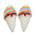 Hottest Resin Chocolate Sweet Cone Flatback Resin Craft Beads Cabochon Charm Candy Summer Simulation Food Scrapbook Making Part