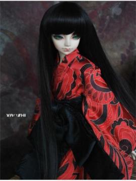 BJD Clothes Red Kimono/Yukata For 75cm/70cm/SD/MSD/YOSD