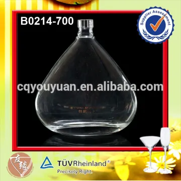 Fancy 70CL Glass Bottle Empty Vodka Glass Bottle