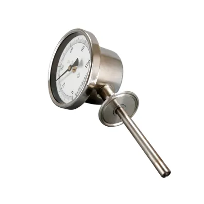 Fast and Accurate Stainless Steel Probe Rod Bimetal Thermometer - Customizable OEM