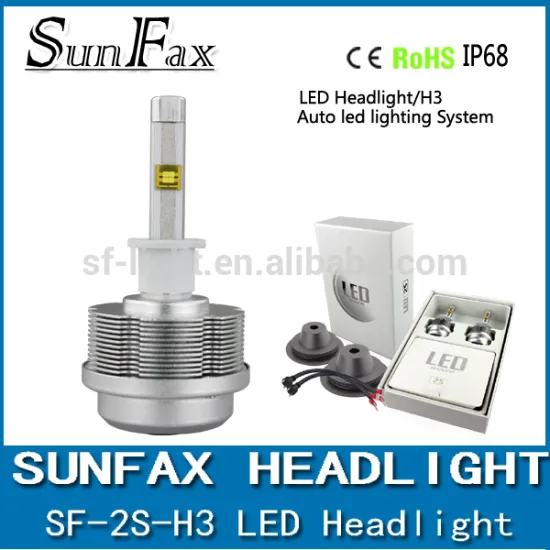New design 2S Plug And Play High Power auto LED Headlight Bulb H3 30W 3600LMLED car headlight