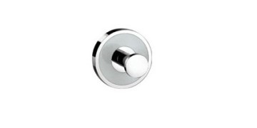 wholesale bathroom wall mounting accessories chrome plated single robe hook