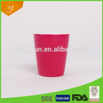 Small Ceramic Cup Without Handle, Mini V-Shape Ceramic Mug With Full Decal