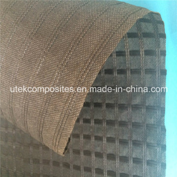 Nonwoven Geotextile Backed Polyester Geogrid for Reinforcing Pavement