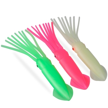 Luminous Rubber Squid Skirts for Tuna and Octopus Fishing Lures